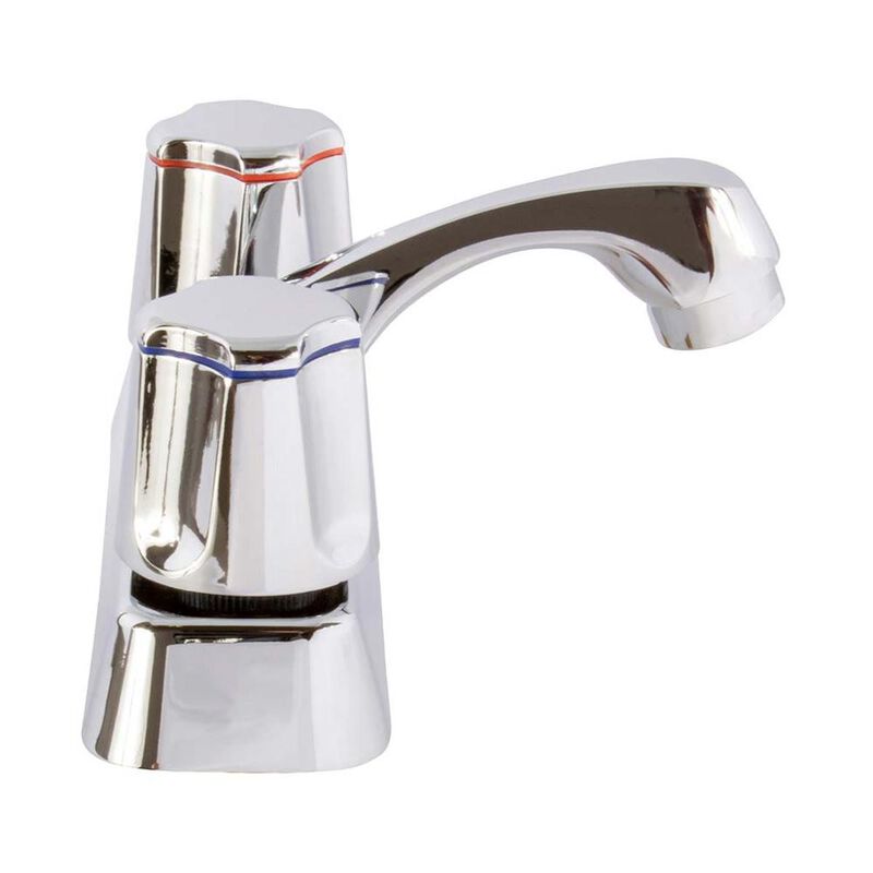 Llave Mezcladora Met&aacute;lica para Lavabo IUSA, 4&rdquo; image number null