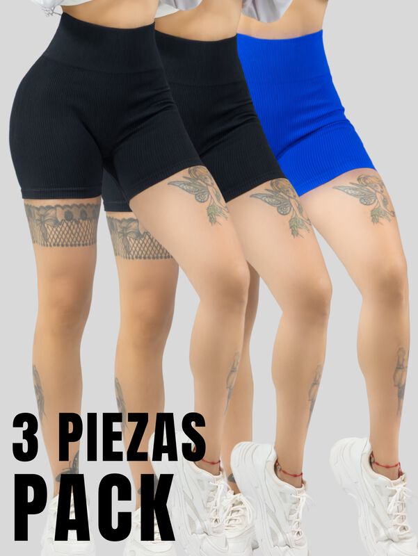 Set de 3 Biker Short Mujer Stretch SH-045-PX3 V... image number null