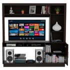 Mesa Para Tv Romeo Wengue con Espacio Para Televisor De 50 Pulgadas Virtual Muebles