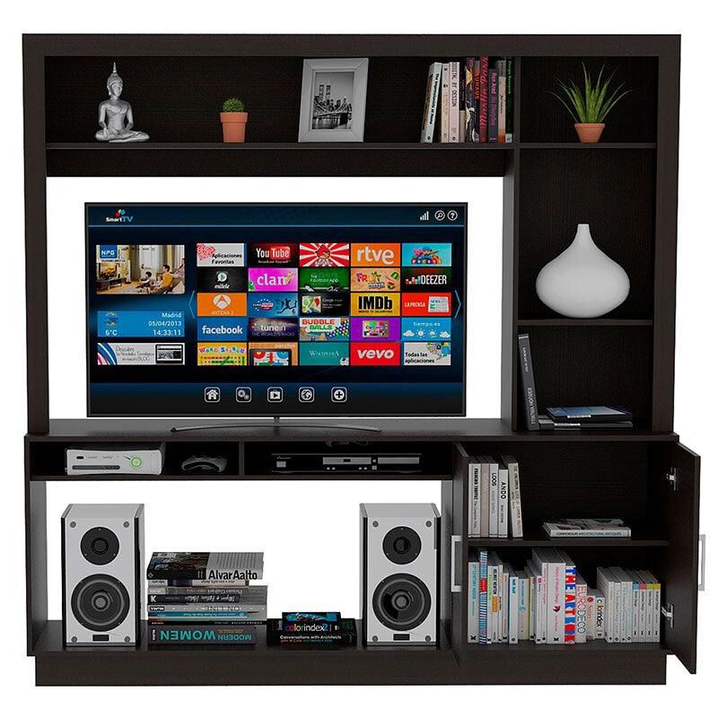 Mesa Para Tv Romeo Wengue con Espacio Para Tele... image number null