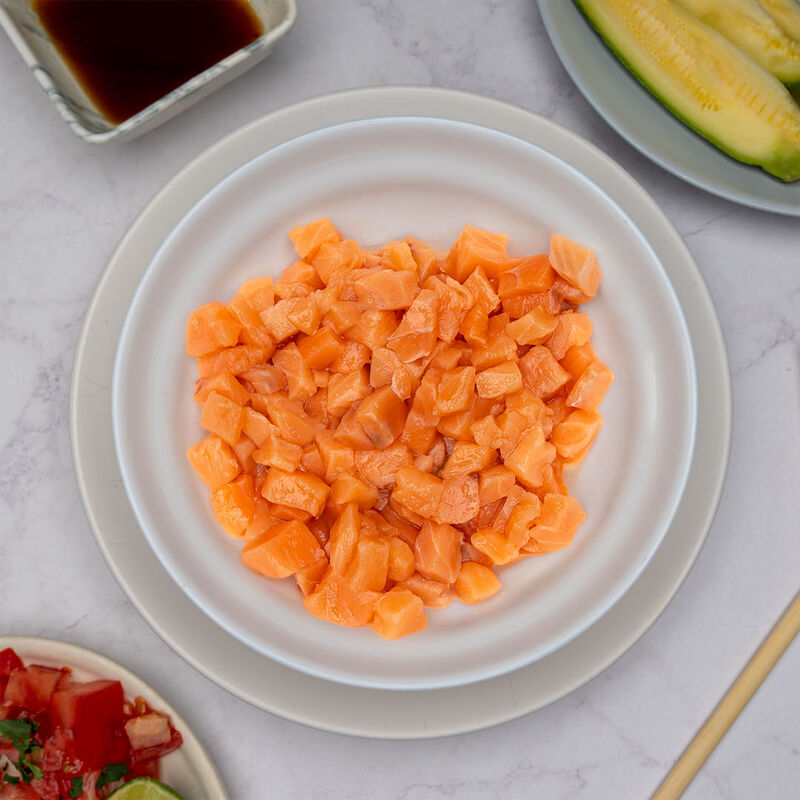 CUBOS DE SALM&Oacute;N ATL&Aacute;NTICO 200 G image number null