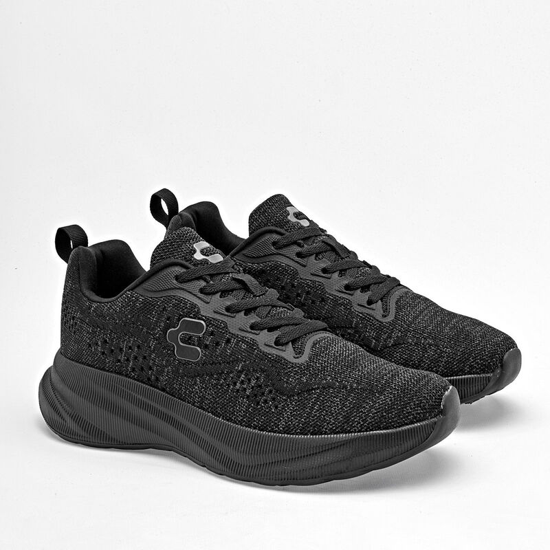 Charly Tenis deportivo para hombre negro, walki... image number null