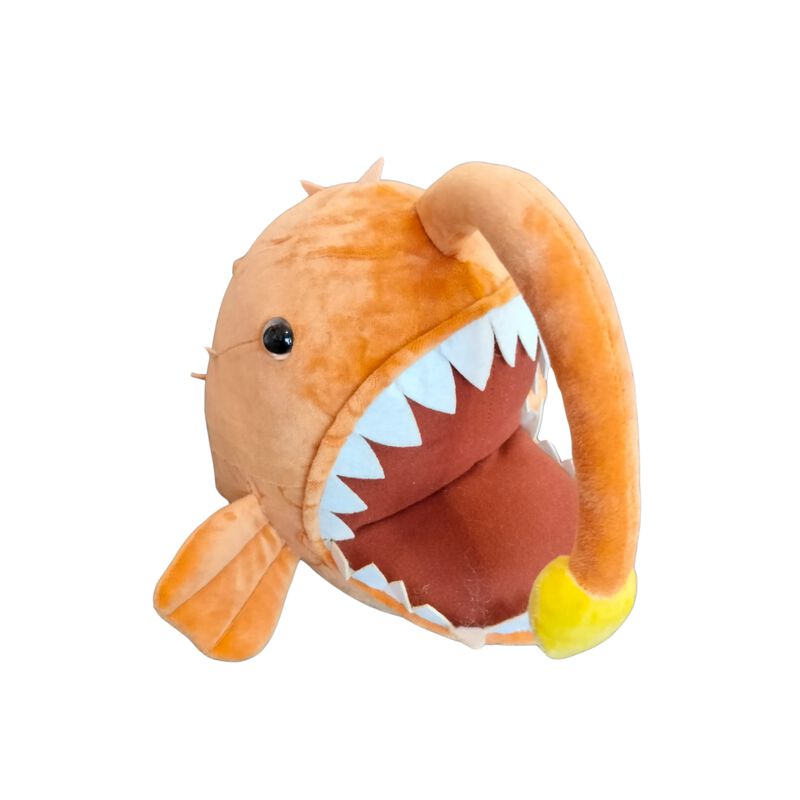 Peluche Pez Diablo Abisal para Ni&ntilde;os Extra Suav... image number null