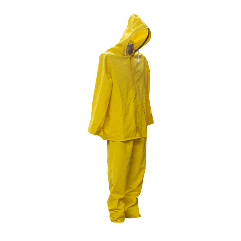 Impermeable Pvc 2 Pzs M Cierre Amarillo Reutili... image number null