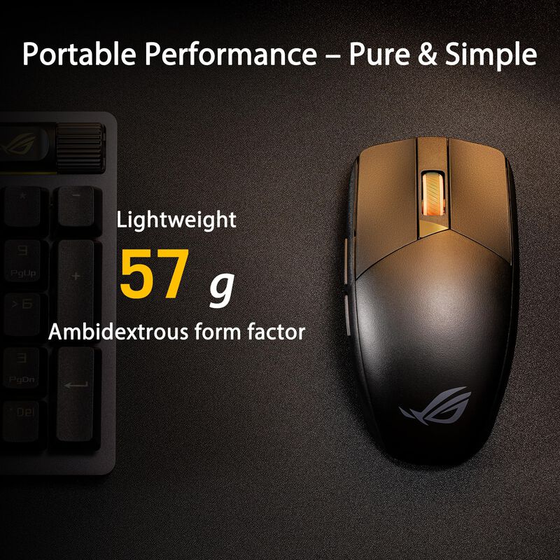 Rat&oacute;n Inal&aacute;mbrico Para Juegos Asus Rog Strix Im... image number null