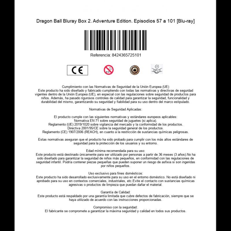Dragon Ball Bluray Box 2. Adventure Edition. Ep... image number null