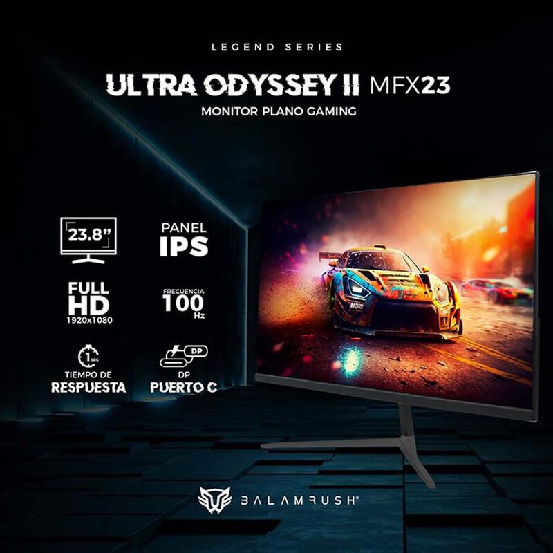 Monitor Gamer Balam Rush Ultra Odyssey Ii Mfx23... image number null