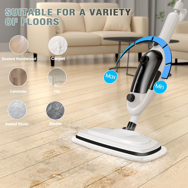Potente Limpiador A Vapor Port&aacute;til Steam Mop Sp... image number null