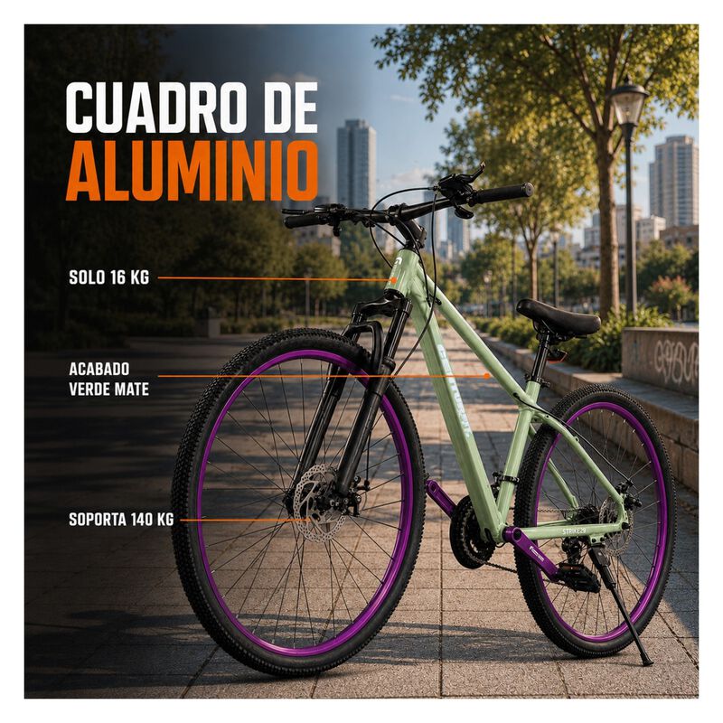 Centurfit Bicicleta Monta&ntilde;a Rodada 29 Freno Dis... image number null