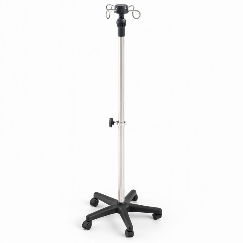 Porta Sueros M&eacute;dico con Ruedas | Base Estable 5... image number null