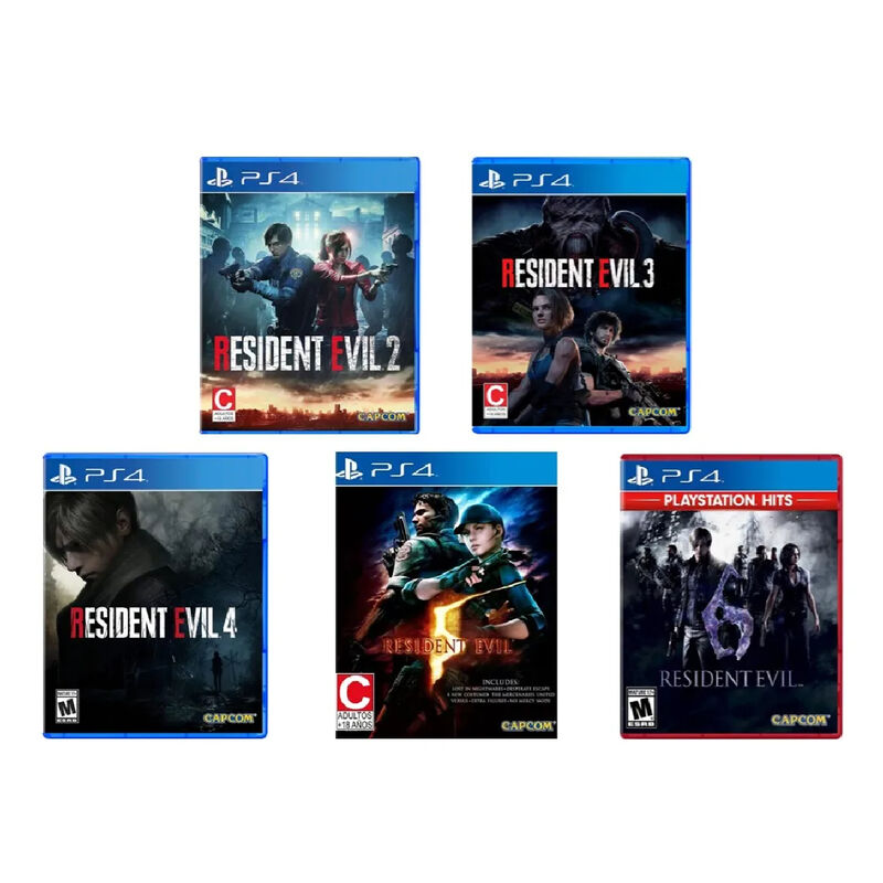 Juegos Ps4 Resident Evil 2 + Resident Evil 3 + ... image number null