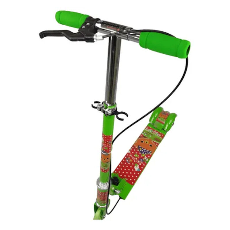 Patin Del Diablo Verde Scooter Tres Llantas Con... image number null