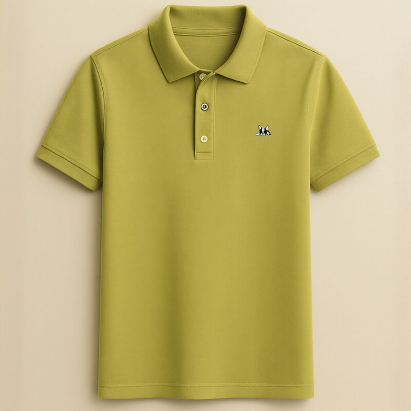 Playera Polo de Algod&oacute;n Manga Corta Casual para... image number null