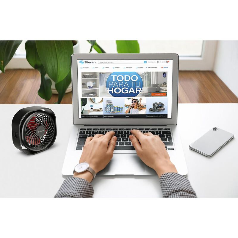 Ventilador personal inal&aacute;mbrico recargable image number null