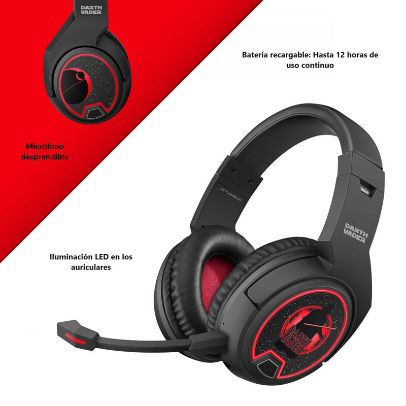 Aud&iacute;fonos  Bluetooth* / 35 mm para Gamers Star ... image number null