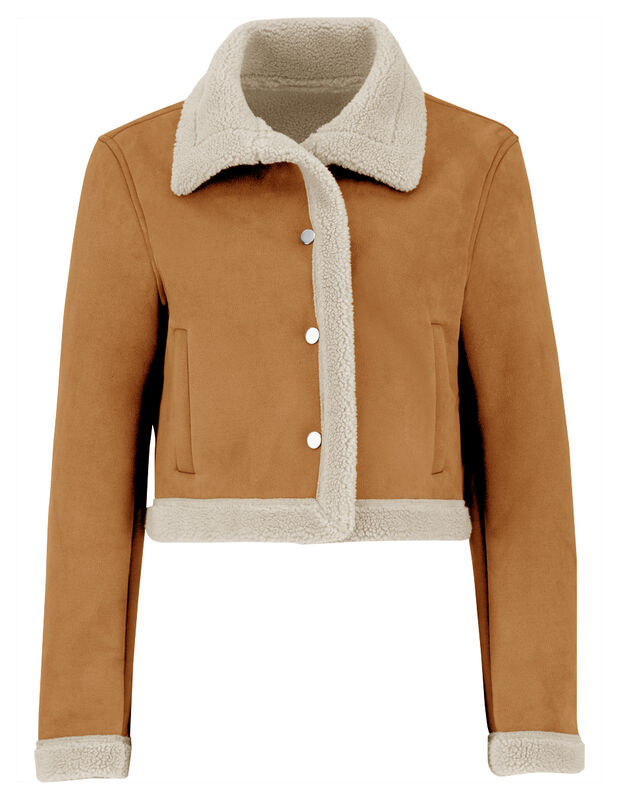 Chamarra Mujer Invierno Cuello Interior Aborreg... image number null