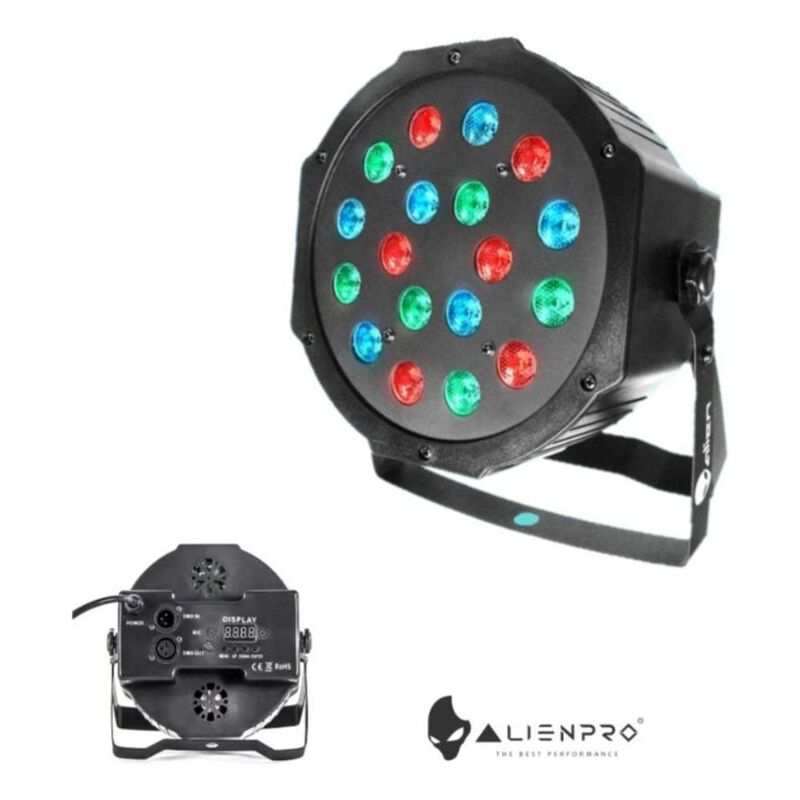 Cañon Led Par 18x3 RGB Washer Alienpro 3 en 1 A... image number null