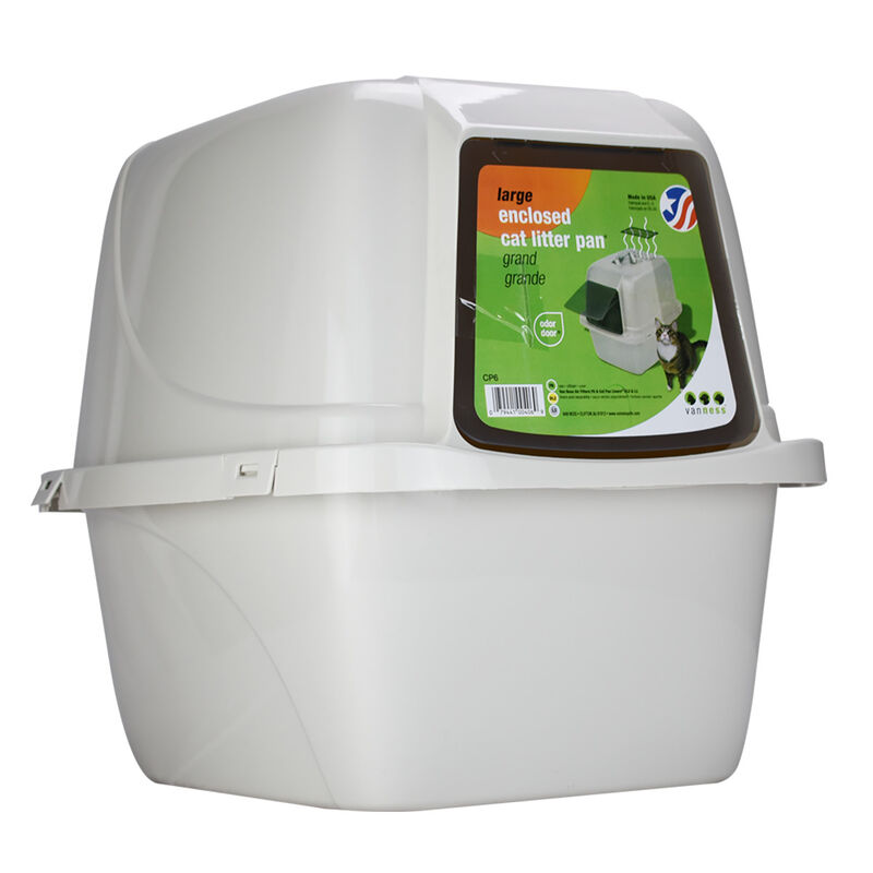 Vanness Arenero Grande Cubierto para Gato Tama&ntilde;... image number null