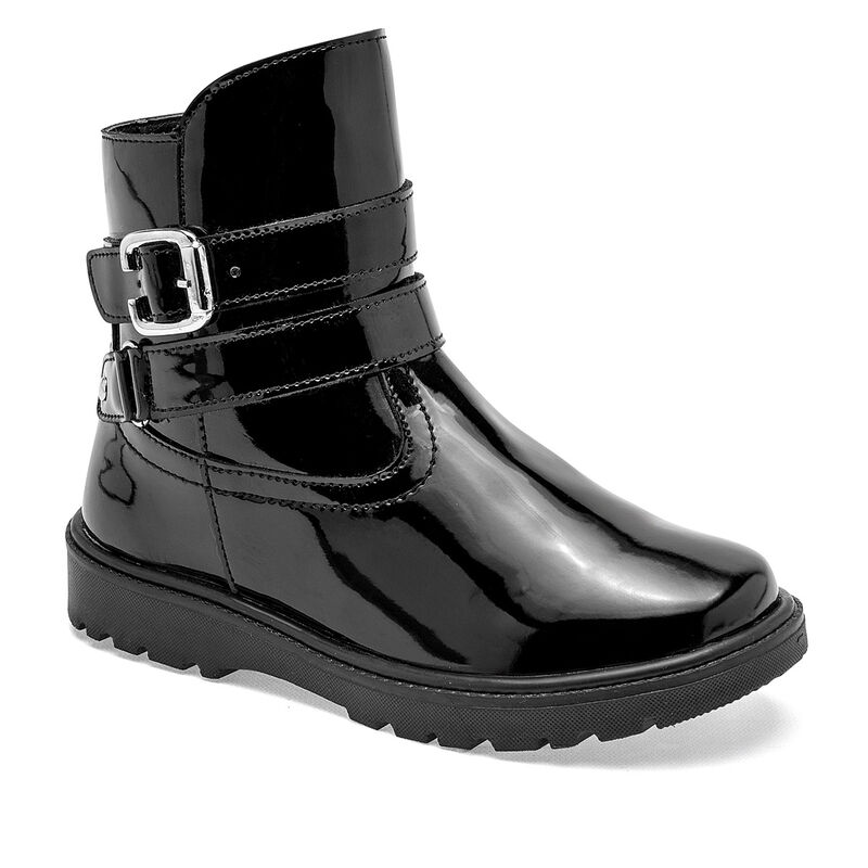 Yondeer Bota para ni&ntilde;a negro charol image number null