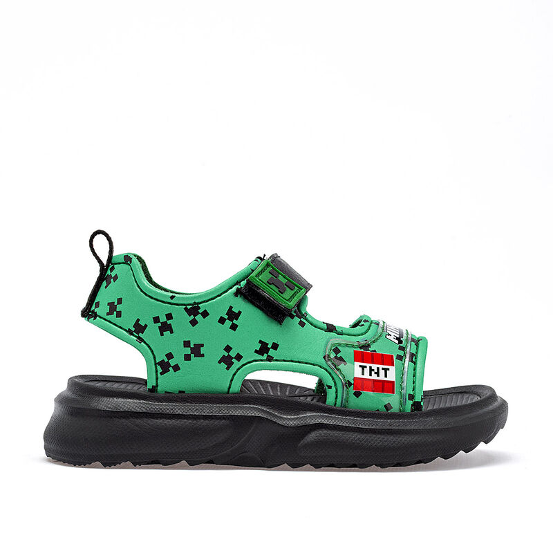 Yuyin sandalia para preescolar ni&ntilde;o  verde negr... image number null