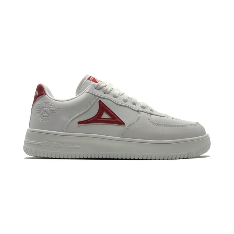 Tenis Caballero Pirma 5002 Blanco Rojo image number null
