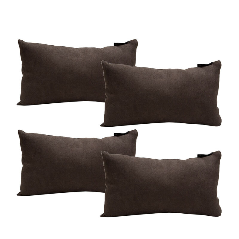 Set de 4 Cojines Dicasa DeltaOne Café image number null