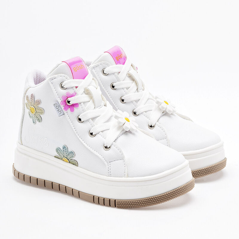 G&ouml;sh Tenis urbano para ni&ntilde;a blanco multicolor image number null