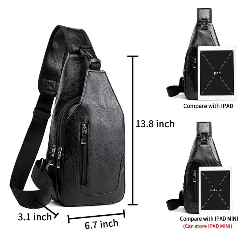 Bandolera Seoky Rop Para Hombre, Antirrobo, De ... image number null