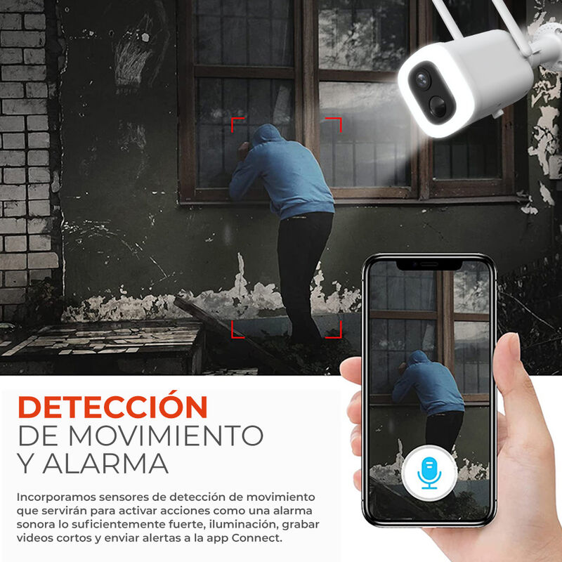 C&aacute;mara de Seguridad Exterior WiFi Inteligente I... image number null