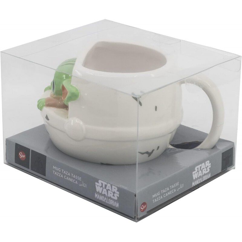 Taza 3D Grogu En Cuna Star Wars The Mandalorian... image number null