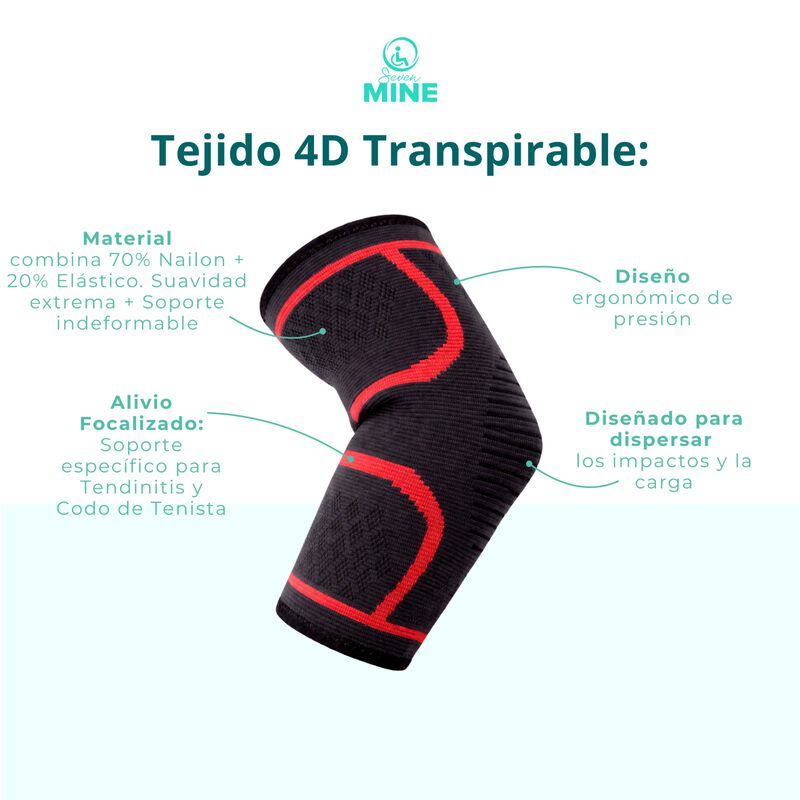 Codera Deportiva Compresi&oacute;n 4D Epicondilitis So... image number null