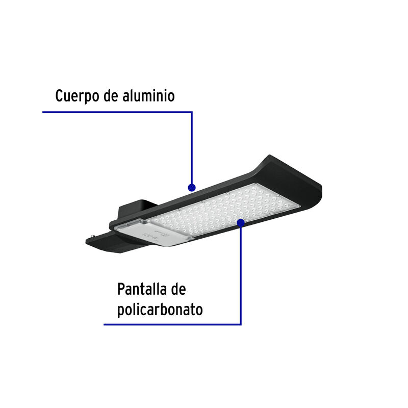 Luminario Suburbano Plano de Led 100 W Alta Int... image number null