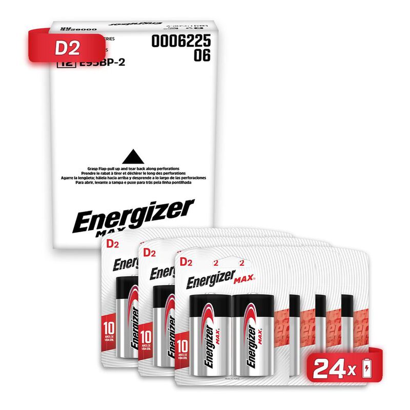 Pila Energizer Max D Alcalina Blister 24 Unidad... image number null