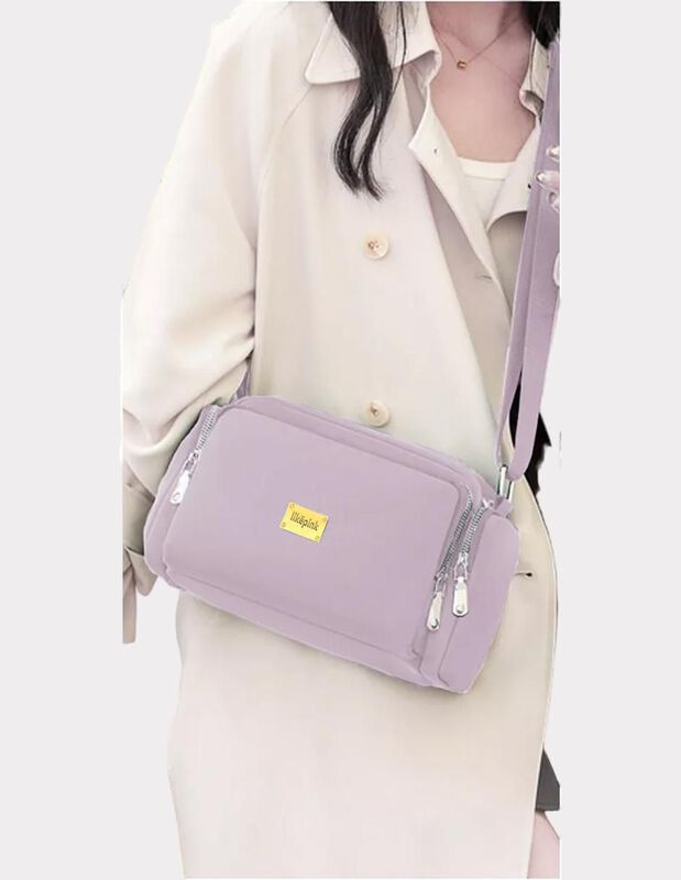 Bolsa Crossbody Pink Brule City Lights Para Muj... image number null