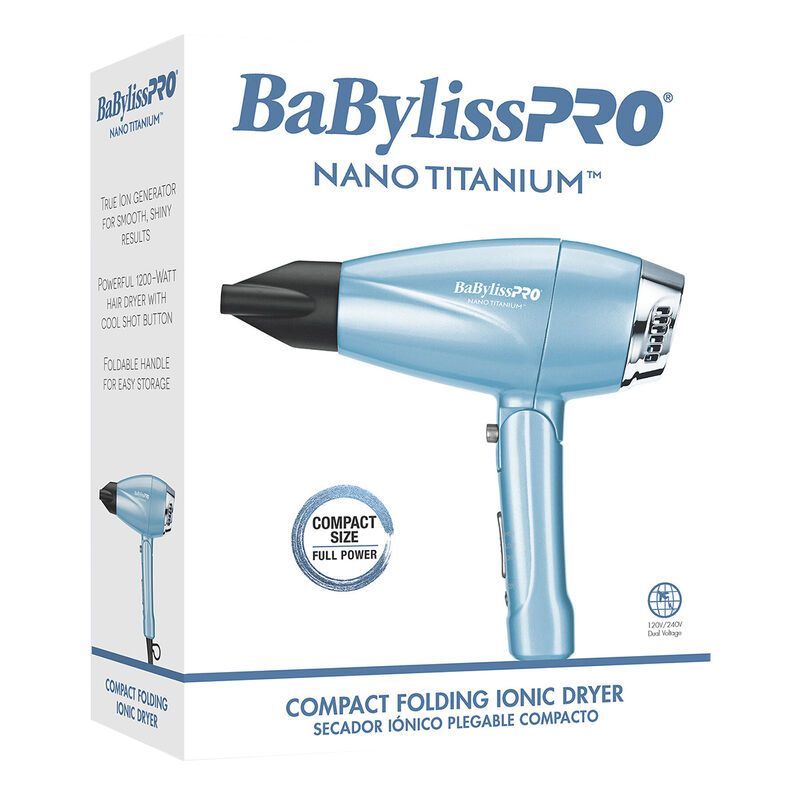 Secador Babylisspro Nano Titanium Bnt910 Plegab... image number null