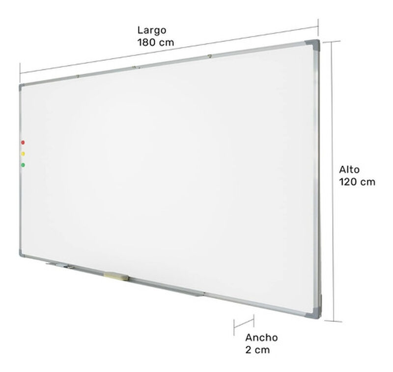 Pizarron Blanco Escolar 180x120 De Alta Calidad... image number null