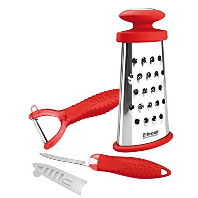 Juego De Utensilios Lugano 3 Piezas Rojo image number null