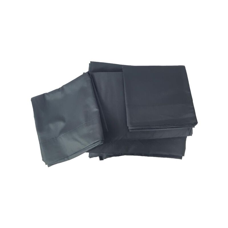 Juego S&aacute;banas QS 100% Algod&oacute;n 300H Negro 4 Pzs image number null