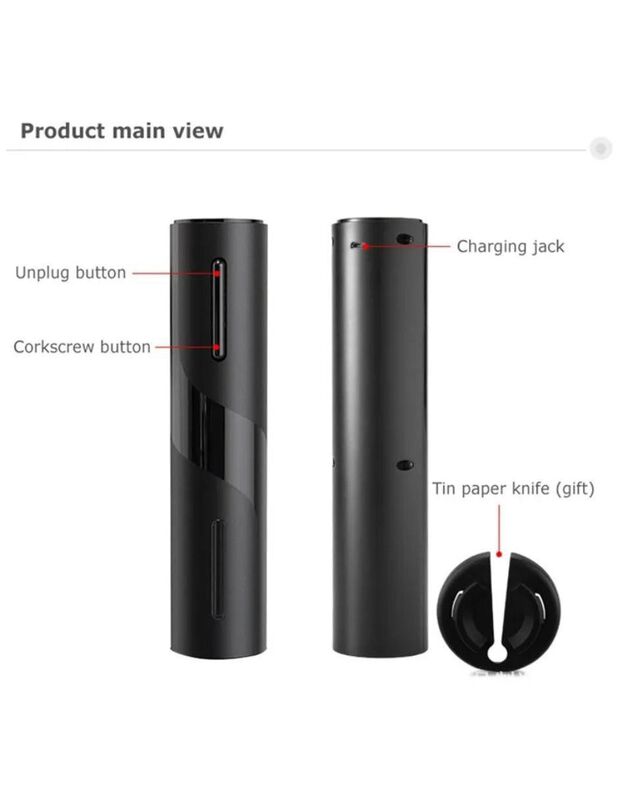 Sacacorchos de palanca Casa BIU de pl&aacute;stico image number null