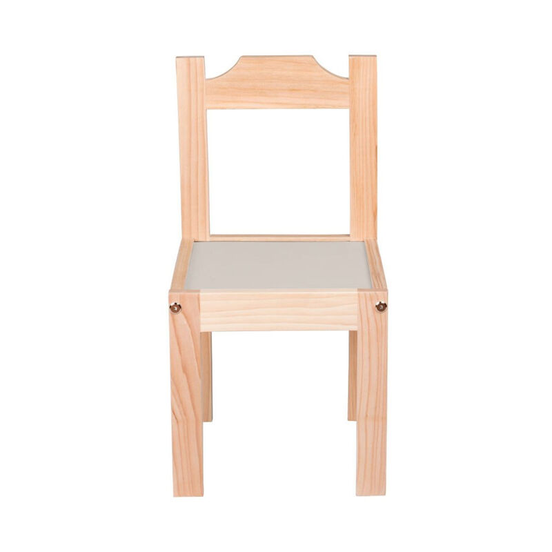 Duduk Silla de Madera Barnizada para Ni&ntilde;os Pequ... image number null