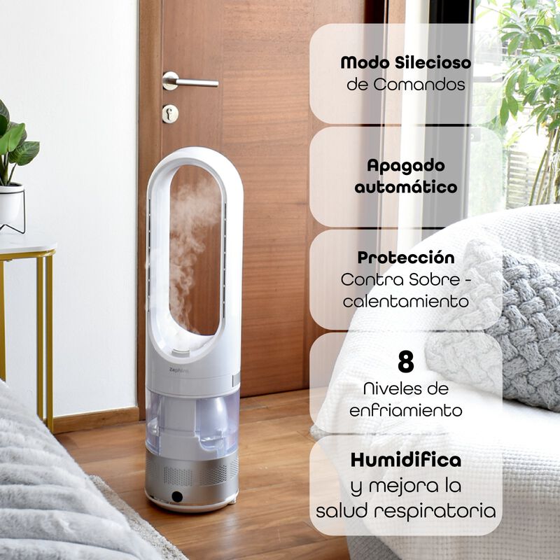 Zephira LumiAir Ventilador con Humidificador | ... image number null