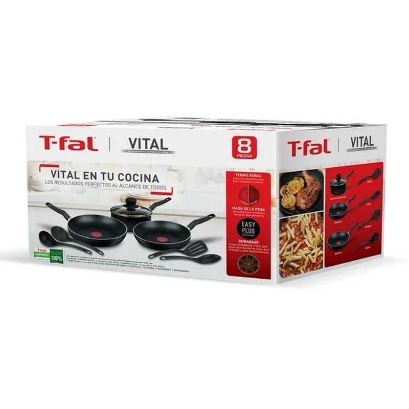 Bater&iacute;a T-Fal Mod. 0391200 Vital 8Pz Ngo image number null