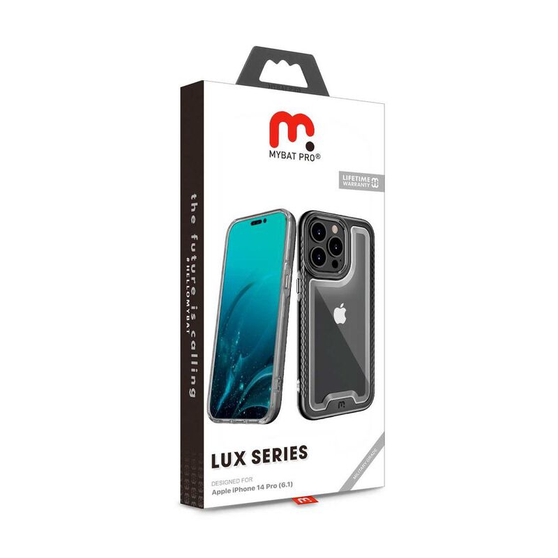 Funda MYBAT Lux para iPhone 14 PRO Negra con mi... image number null