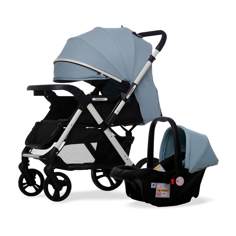 CARRIOLA CON PORTABEBE UNYOTONS K8 AZUL REVERSI... image number null
