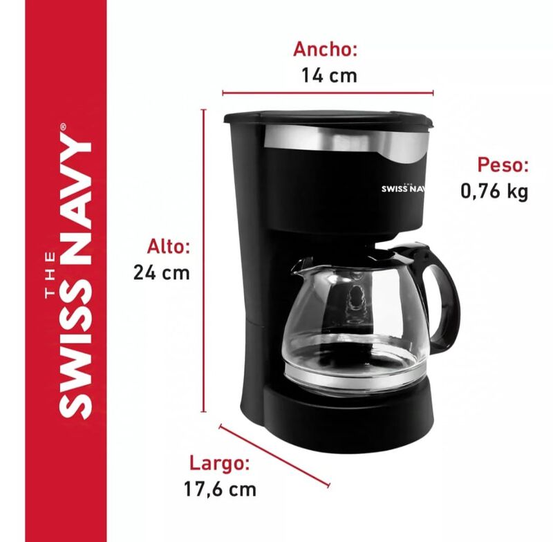 Cafetera semi-automatica Swiss Navy ( Capacidad... image number null
