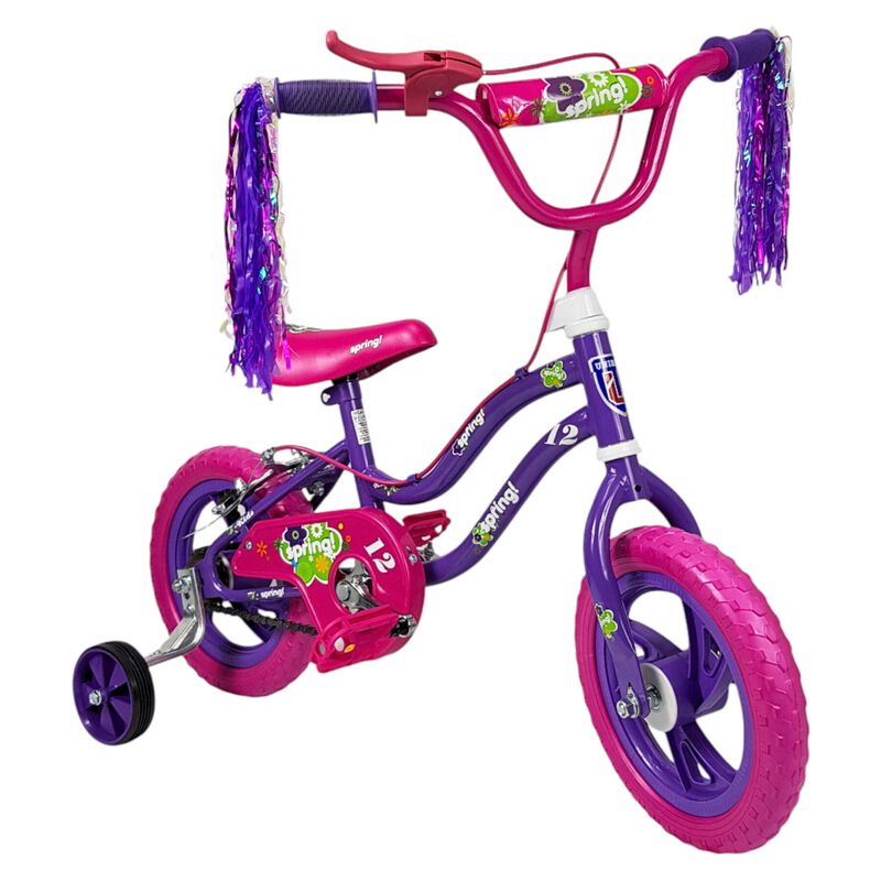 Bicicleta Infantil Ni&ntilde;as R12 Ruedas Auxiliares ... image number null