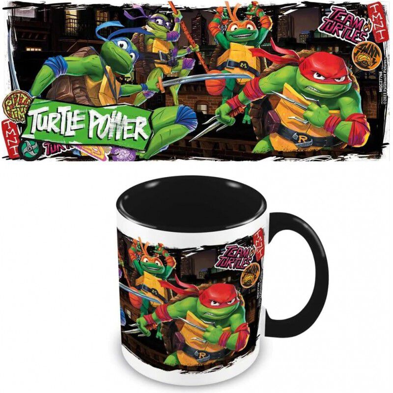 Taza Las Tortugas Ninja Mutant Mayhem Poses Cer... image number null