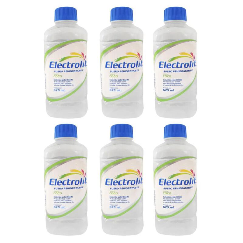 Electrolit Coco 625ml Pack 6pz image number null