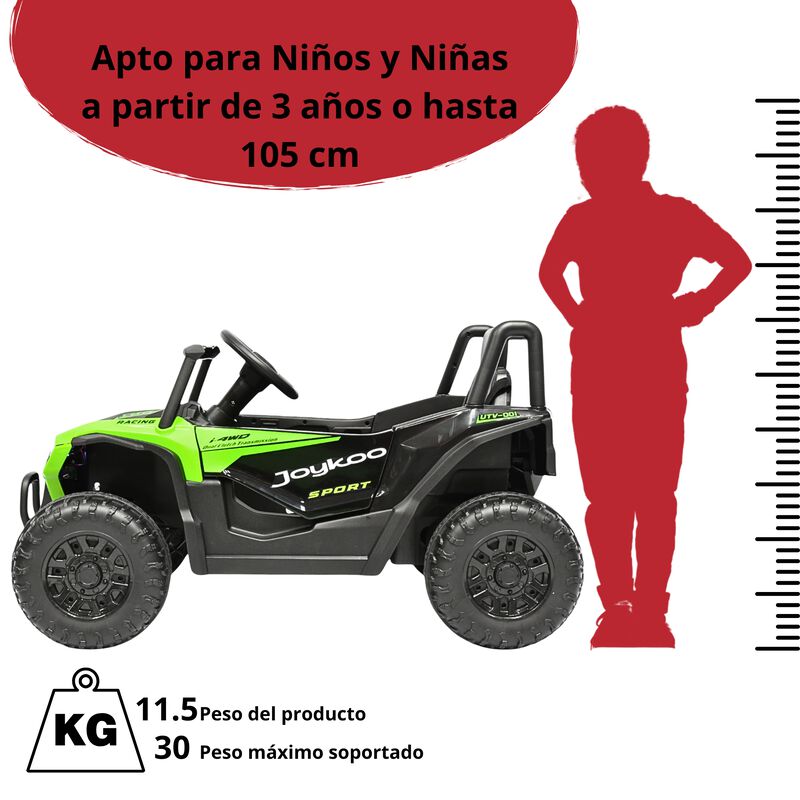 Montable Electrico para Ni&ntilde;os UVT-001 Luz y Son... image number null