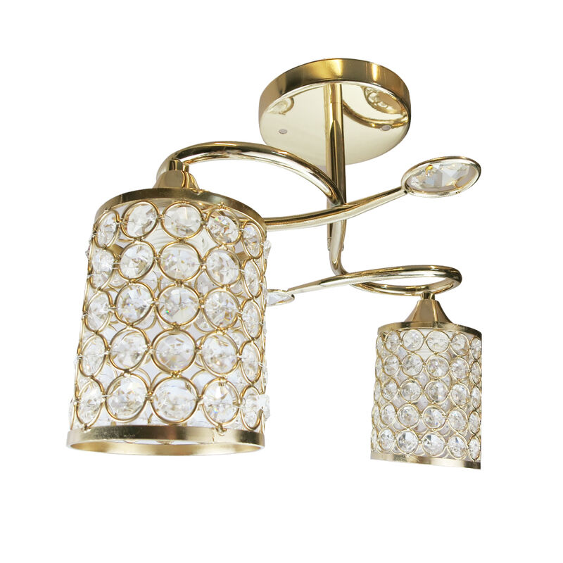 L&aacute;mpara de Techo Kalish dorado Mil Luces image number null